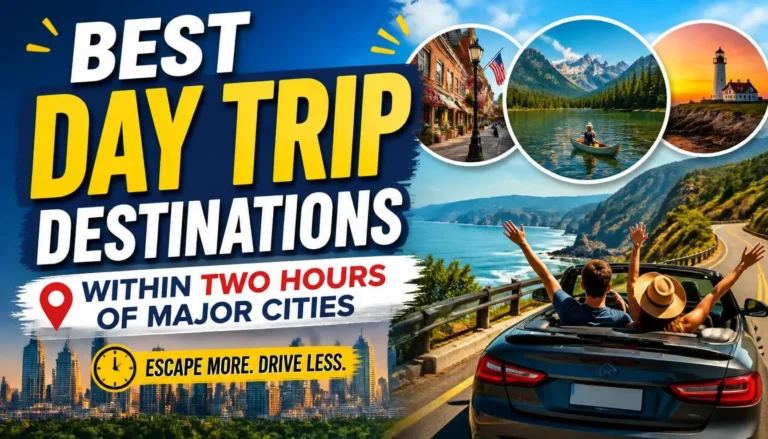 Best Day Trip Destinations Within Two Hours of Major Cities