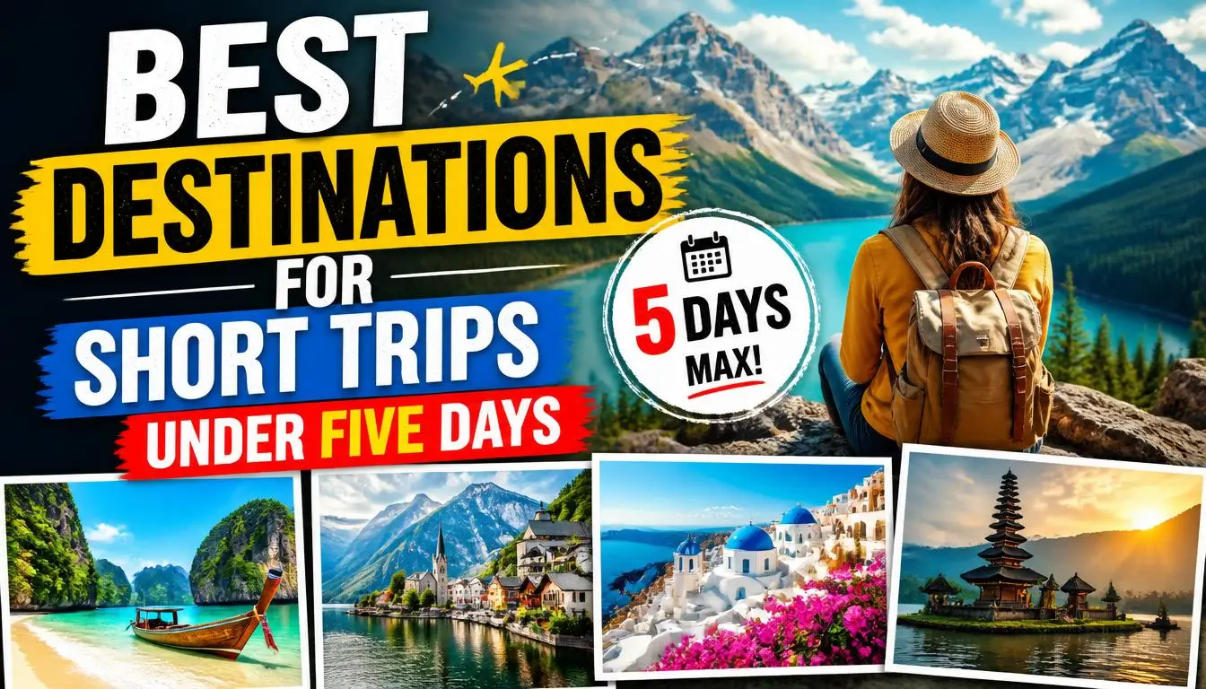 Best Destinations for Short Trips Under Five Days