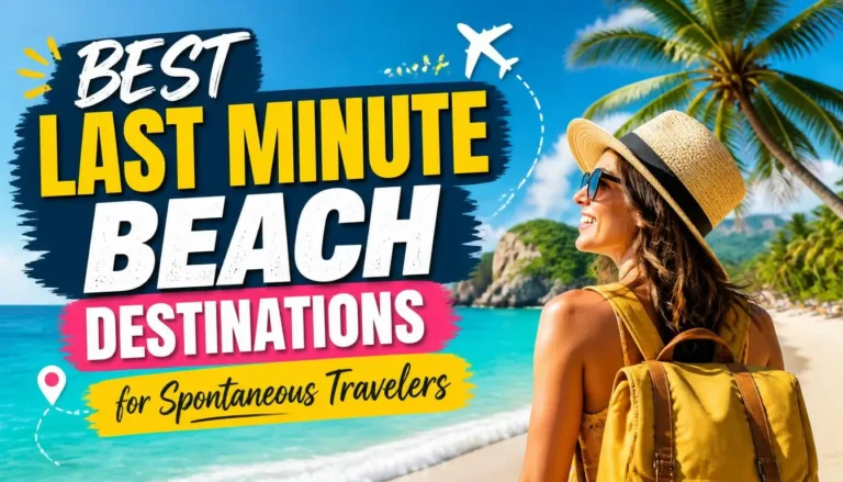 Best Last Minute Beach Destinations for Spontaneous Travelers
