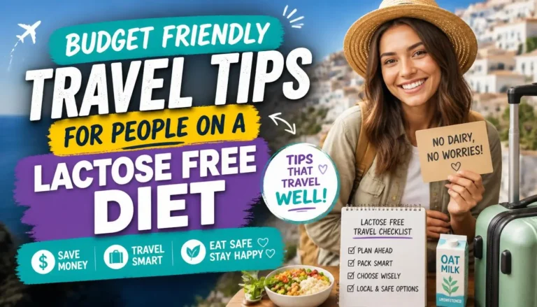 Budget Friendly Travel Tips for People on a Lactose Free Diet