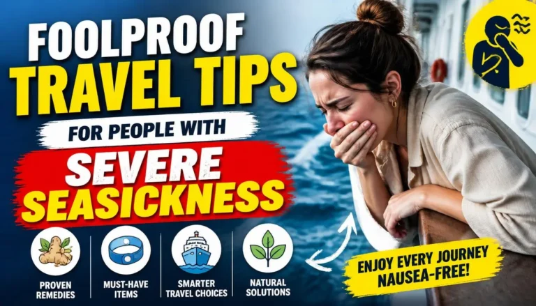 Foolproof Travel Tips for People With Severe Seasickness
