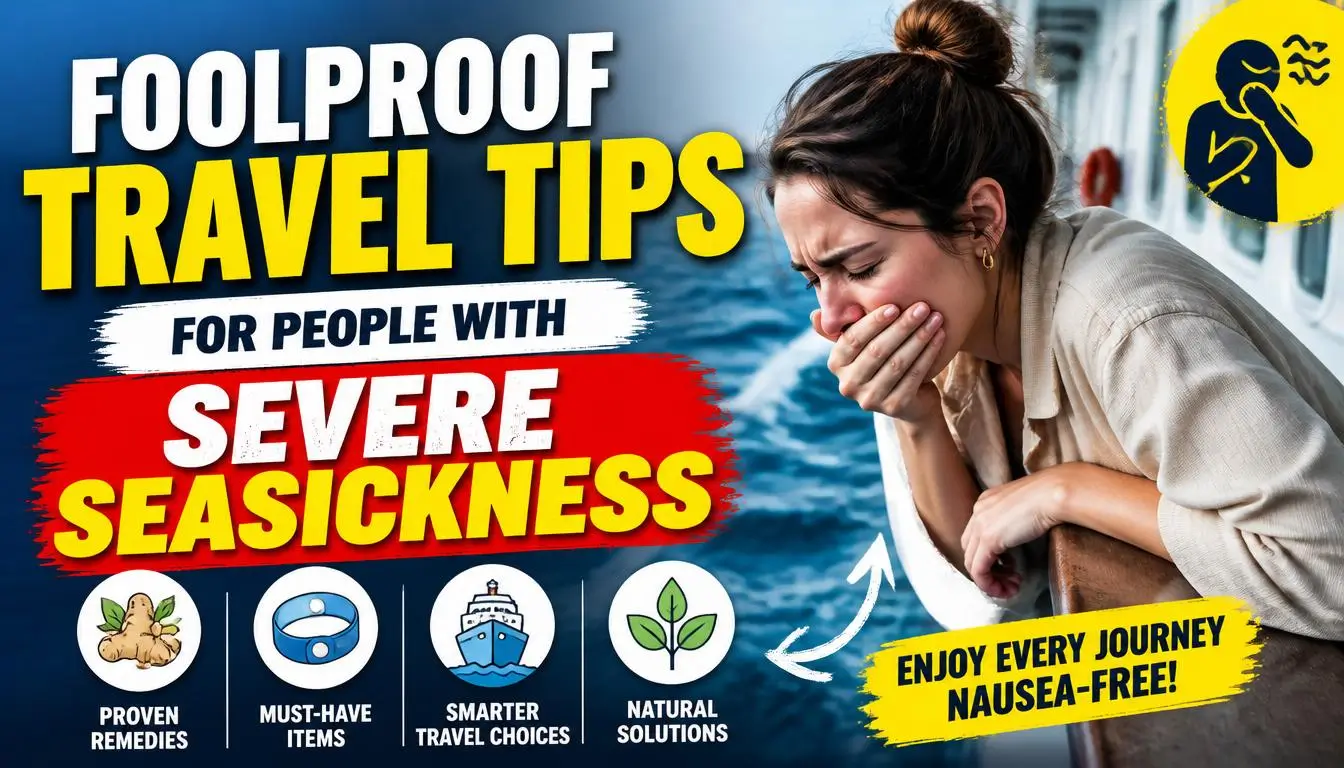 Foolproof Travel Tips for People With Severe Seasickness
